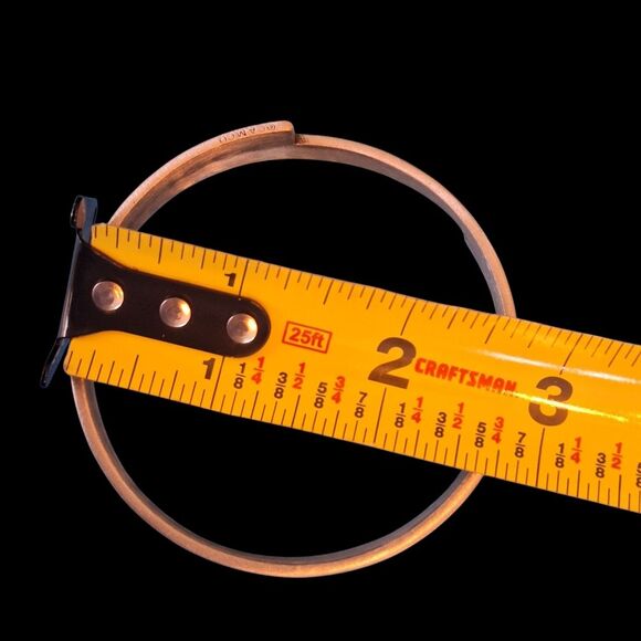 Inspirational Pewter Bangle Bracelet Engraved Unisex I said a prayer for you VTG - Picture 5 of 13